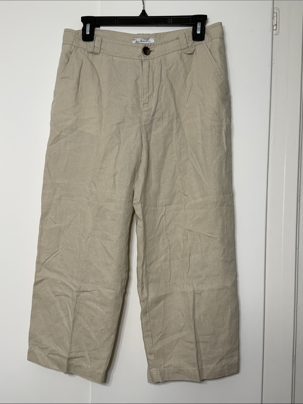 G.H. Bass & Co. Women’s Light Beige Linen Chinos